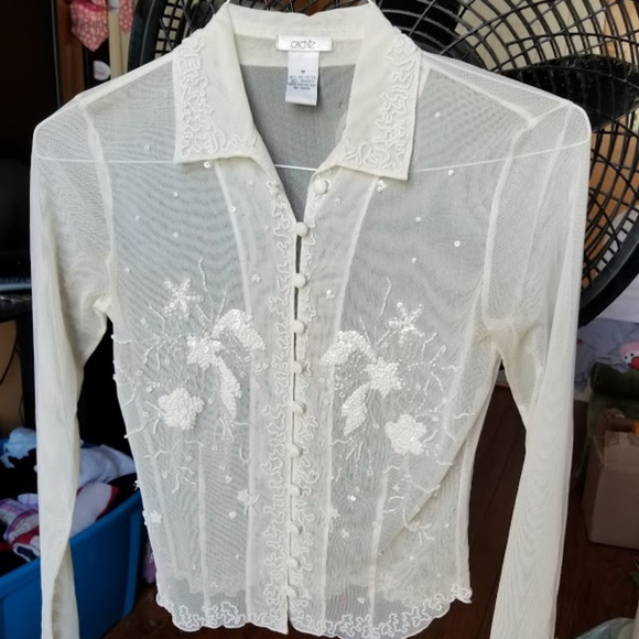 Cache Tops - ON HOLD for @her_maria Cachè button up shirt